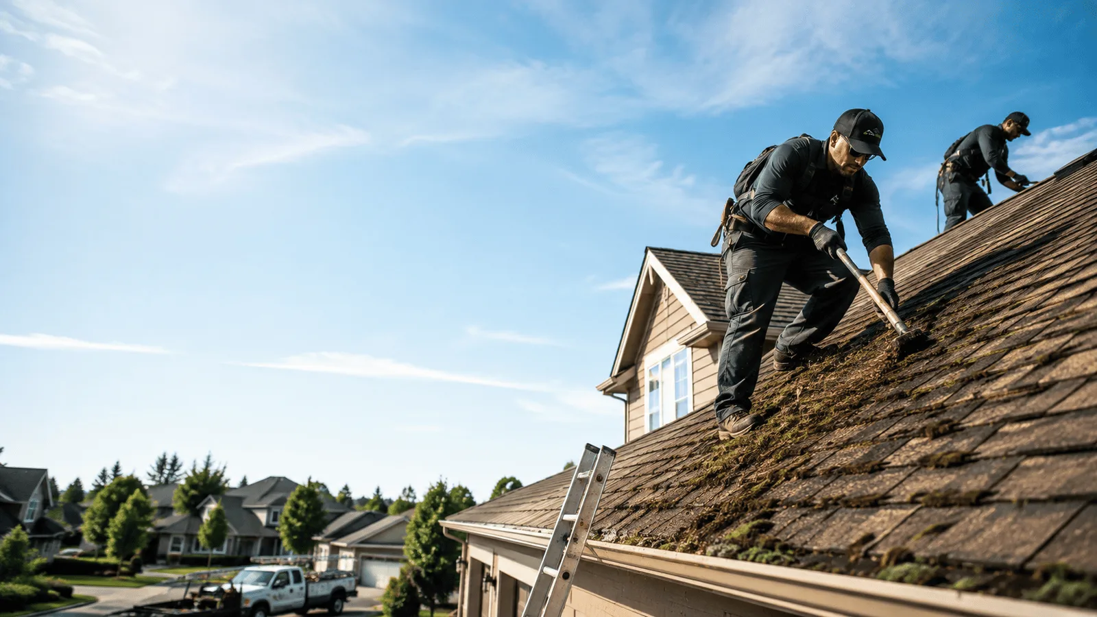 Roof Moss Removal in Leota, MN near me